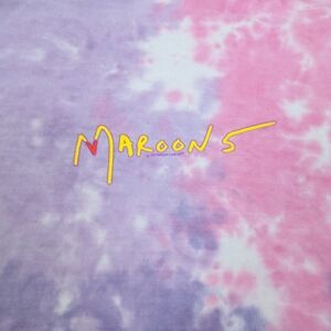 Maroon 5 2019 Pink & Purple Tie Dye Hoodie Size XL Concert Merch